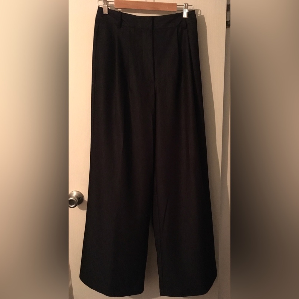 Worthington Black Wide-Leg Sz 4 Women's Trousers NWT
